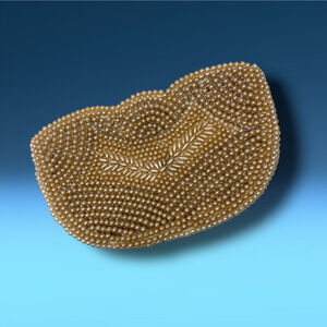 Vintage 1960's La Regale Japan Beaded Pearl Evening Bag Purse Pouch Clutch